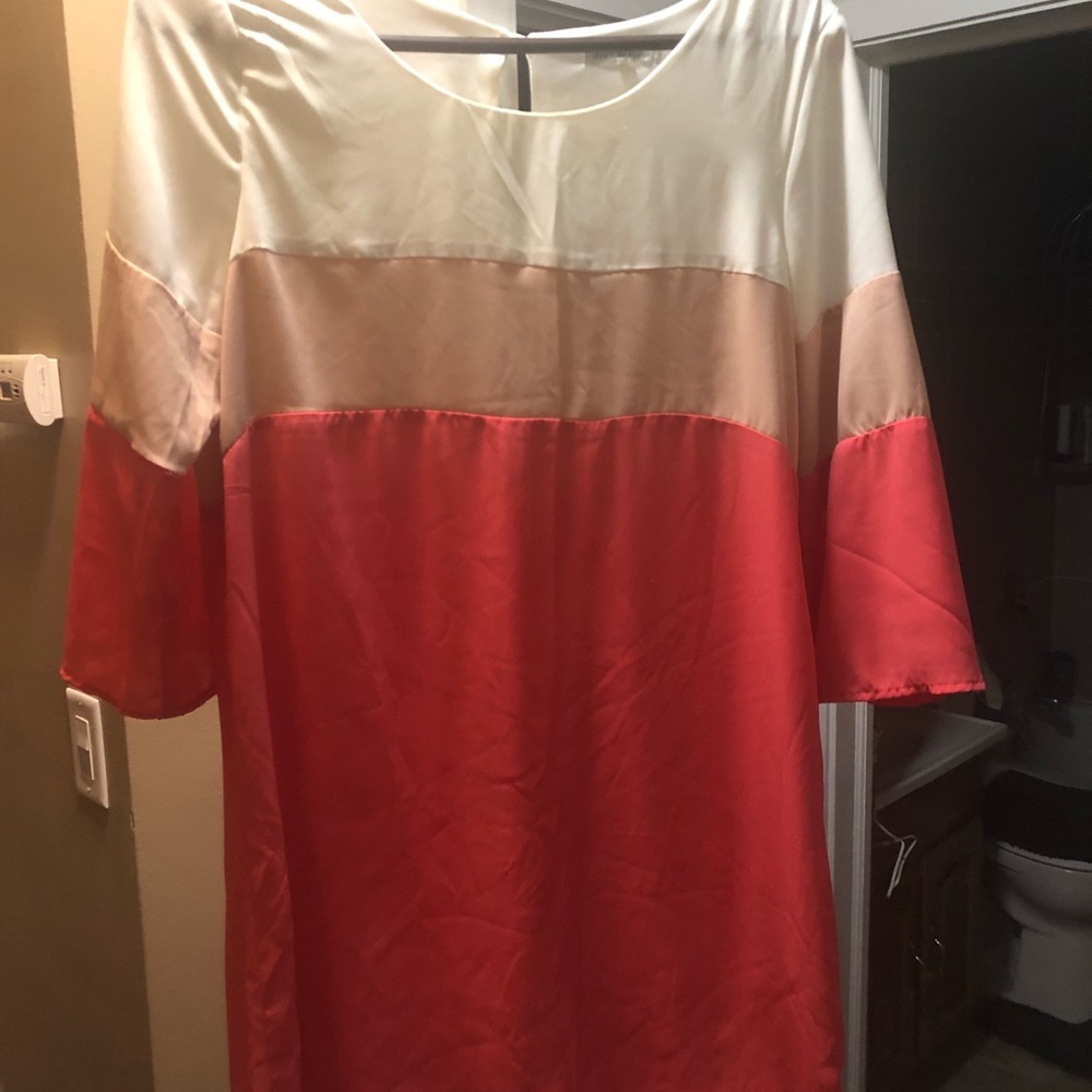 Ombré shift dress